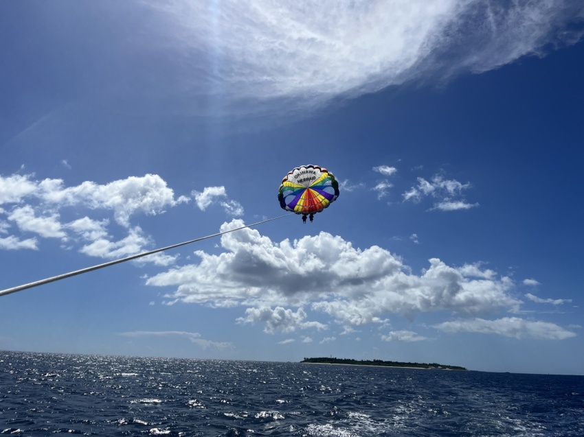 お天気がイイノに～【沖縄マリンスポーツ専門店★水納島マーメイド】